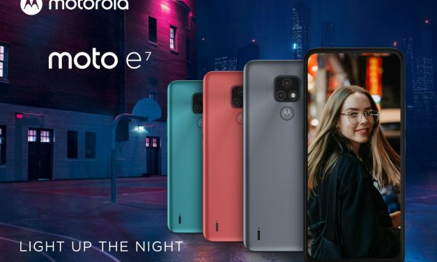 light up the night with the new moto e7